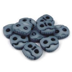 Brzdičky s dvěma dírkami 20x20 mm brčálová