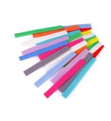 Suchý zip stříhaný 20cmx2cm pár zelený světlý