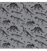 Dinosauří kostry na šedé warmkeeper