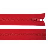 Zip kostěný 35cm  červený