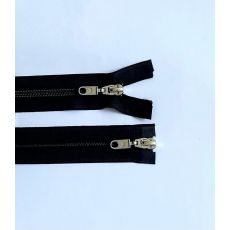 Zip spirálový dvoucestný 45cm černý