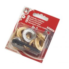 Průchodky s podložkou průměr 24mm zlatá