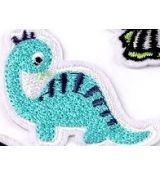 Nažehlovačka dinosaur tyrkysový